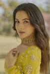 Shehnaaz Gill stuns in a sequined, yellow lehenga