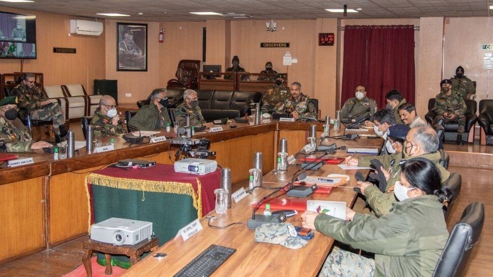 Top officials review security situation in Kashmir