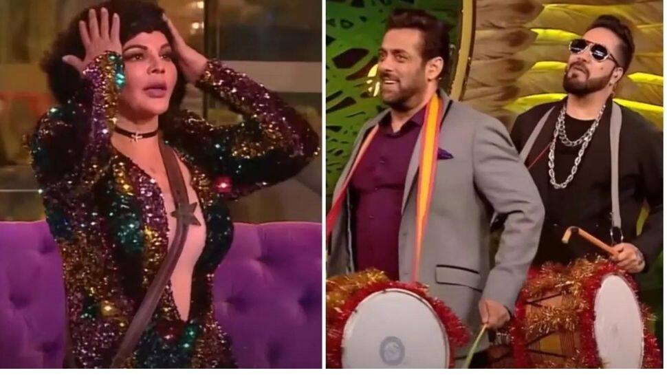 Bigg Boss 15: Mika Singh gives flying kiss to Rakhi as Salman says ‘kiss toh banta hai’