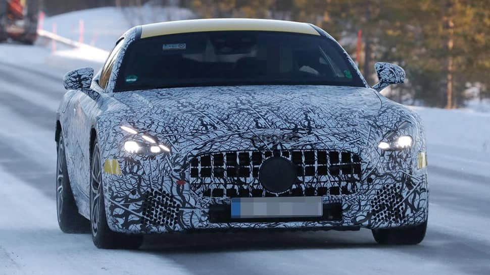 Upcoming Mercedes-AMG GT coupe begins testing ahead of 2023 launch