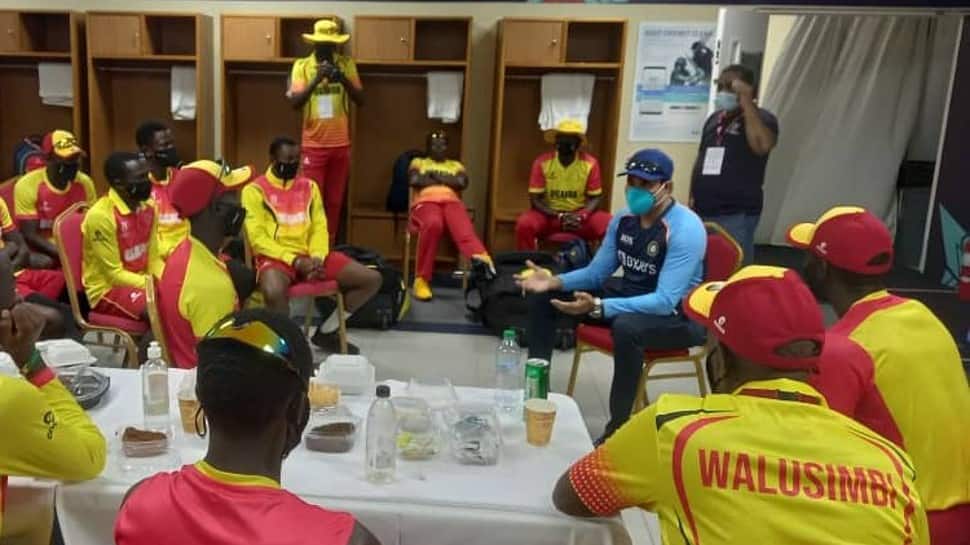 WATCH: VVS Laxman visits Uganda's dressing room after India's dominating win in U-19 World Cup thumbnail