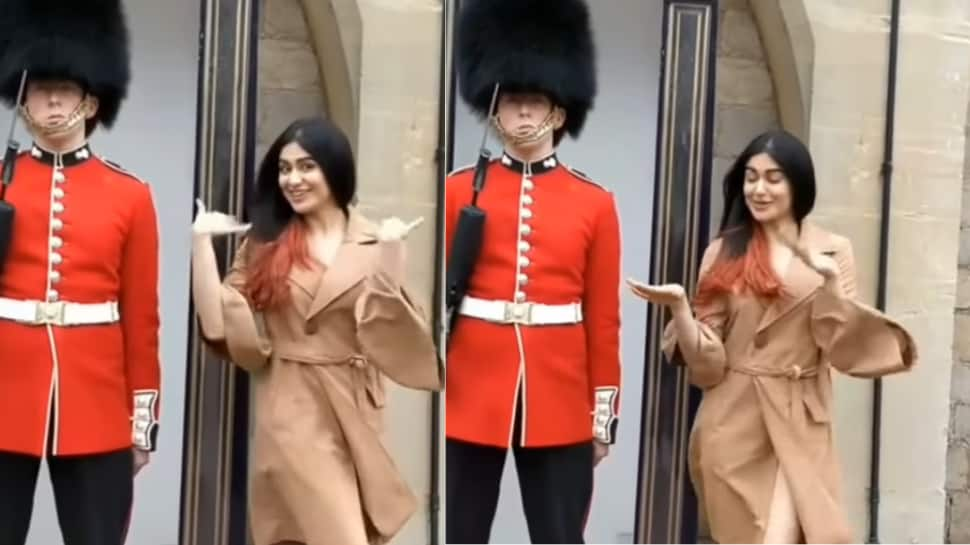 Adah Sharma TROLLED for singing ‘Shake It Like Shammi’ to British guard at Windsor Castle - Watch viral video