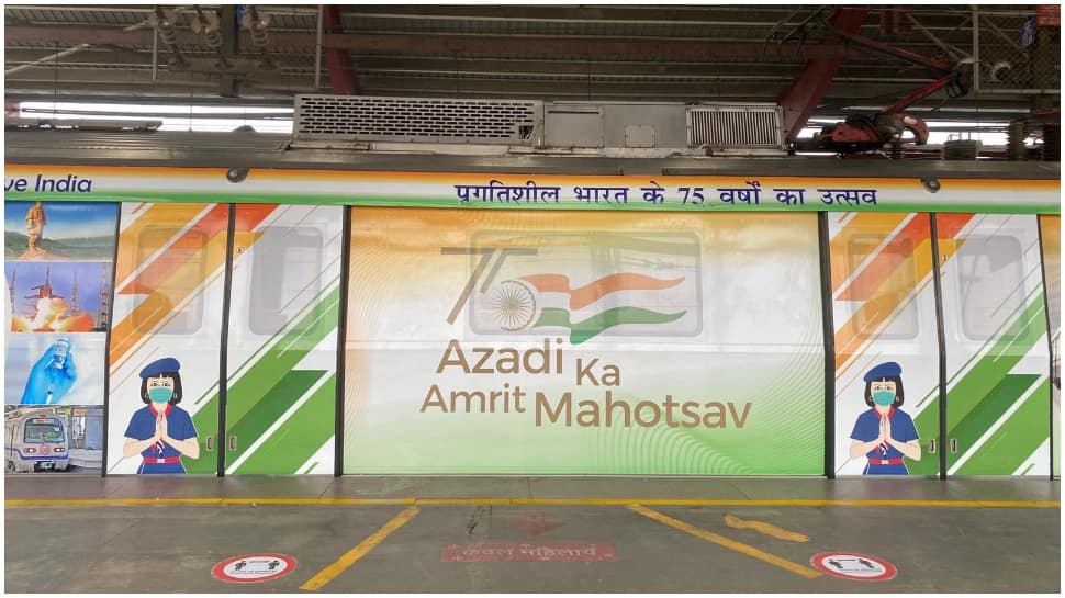 Delhi Metro launches special train to commemorate 'Azadi Ka Amrit Mahotsav'