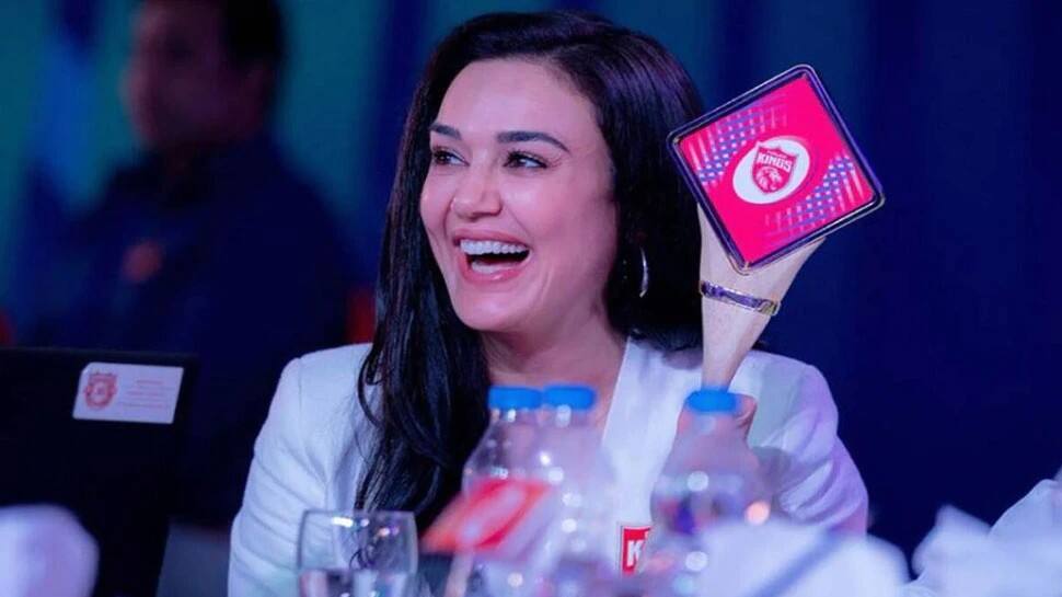 Preity Zinta's Punjab Kings have the biggest purse at Rs 72 crore heading into the IPL 2022 mega auction next month. Punjab Kings have only retained Mayank Agarwal (Rs 12 crore) and Arshdeep Singh (Rs 4 crore). (Source: Twitter)