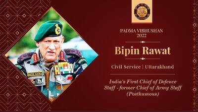 Gen Bipin Rawat awarded Padma Vibhushan