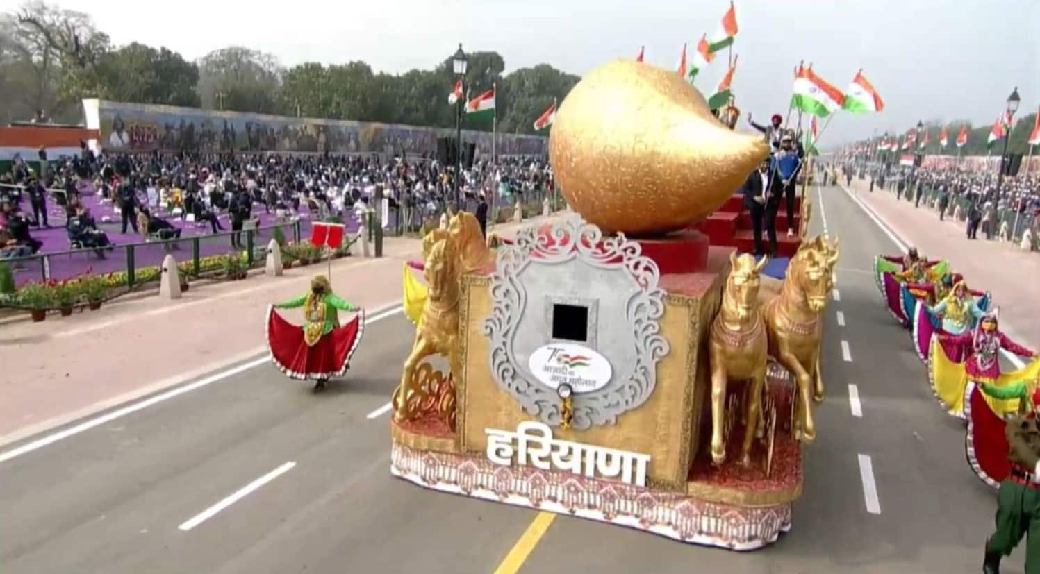 Haryana's tableau 