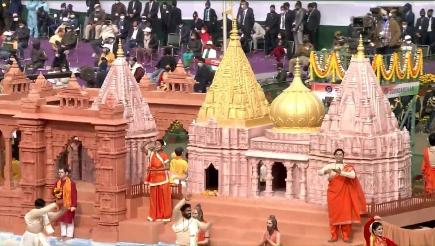 Uttar Pradesh's tableau 