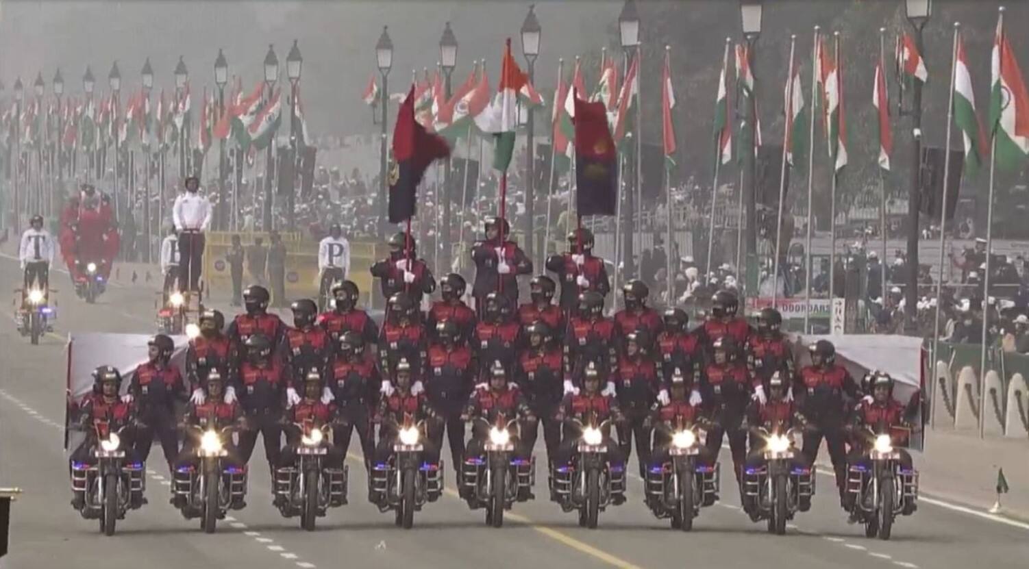 Motorcycle display by Nari Shakti