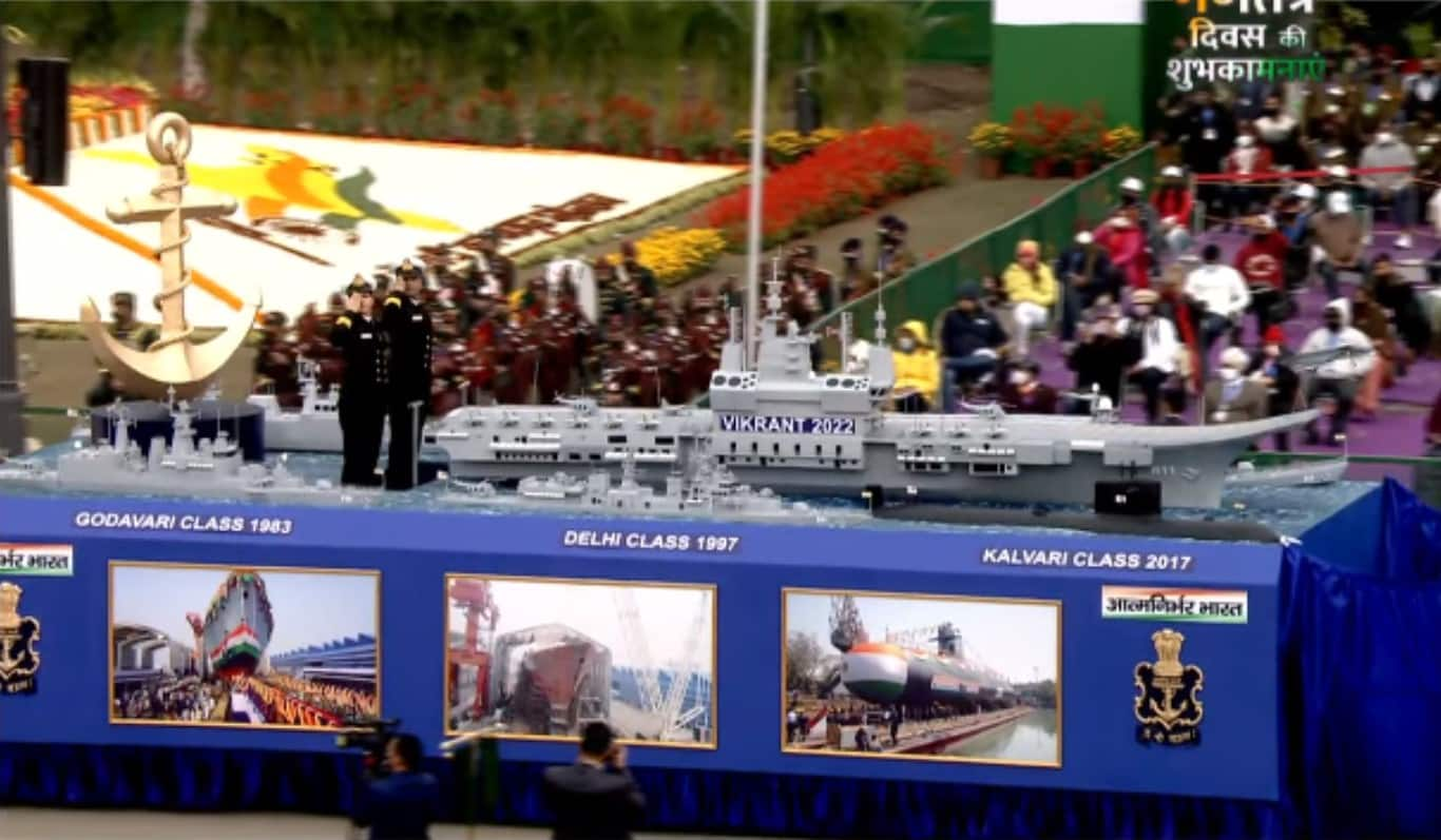 Indian Navy's tableau 