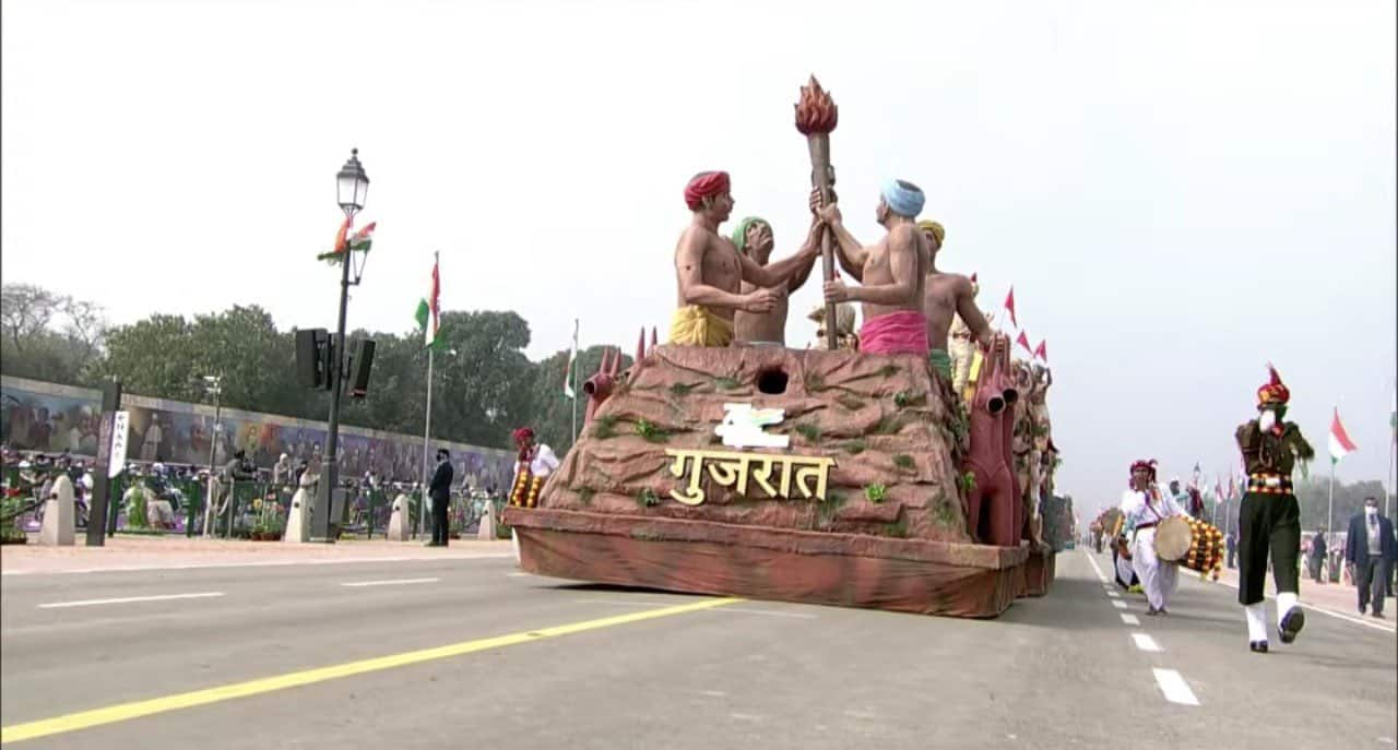 Gujarat R-Day tableau