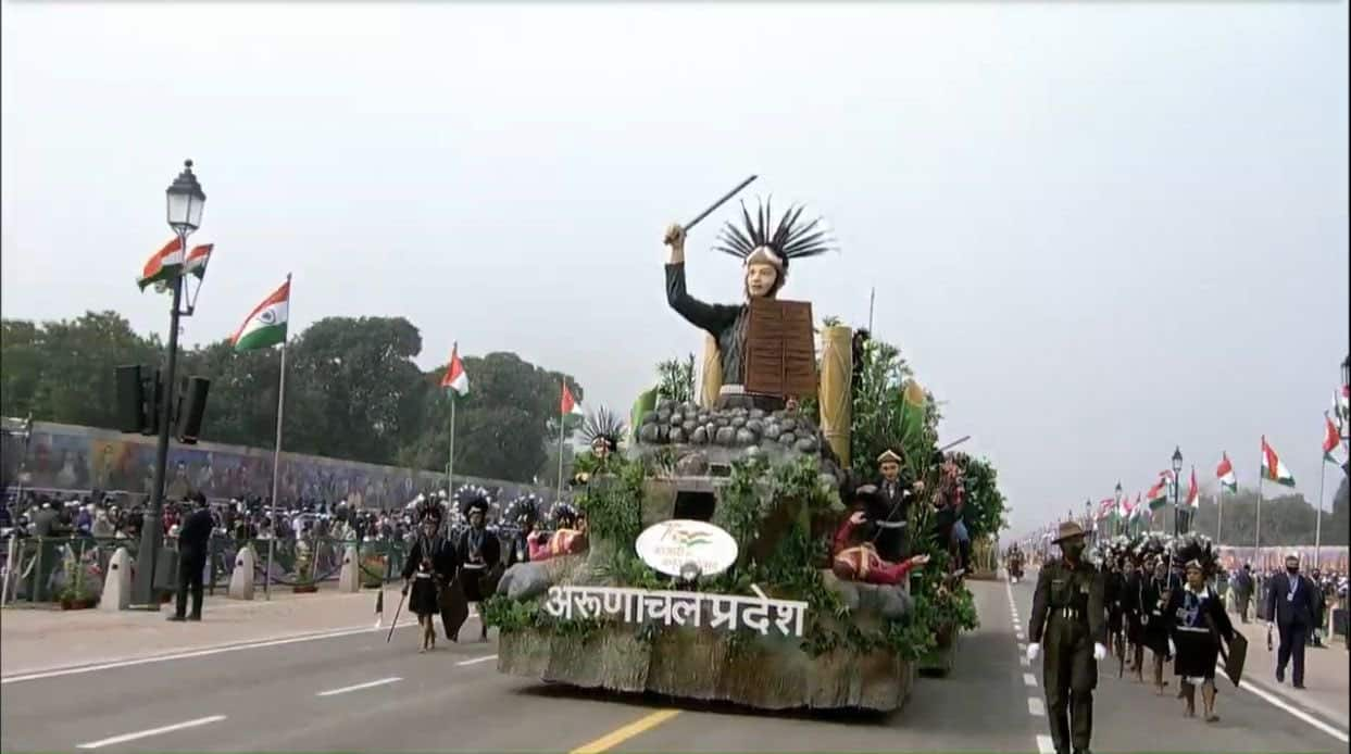 Arunachal Pradesh Republic day tableau