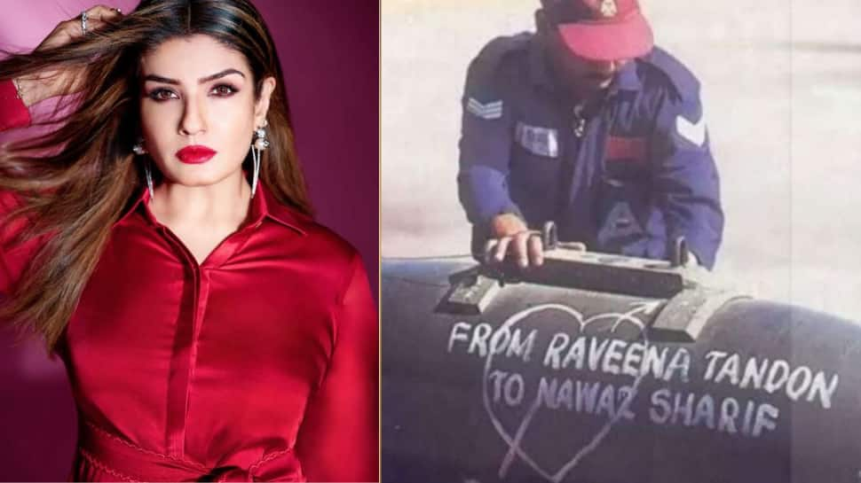 Raveena Tandon reacts to bombs sent to Pakistan's Nawaz Sharif with her name on them during Kargil War