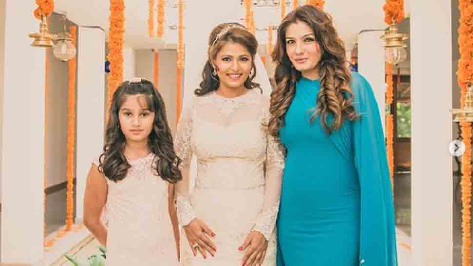 Raveena Tandon drops photos from daughter Chaya&#039;s wedding ceremony, greets her on anniversary