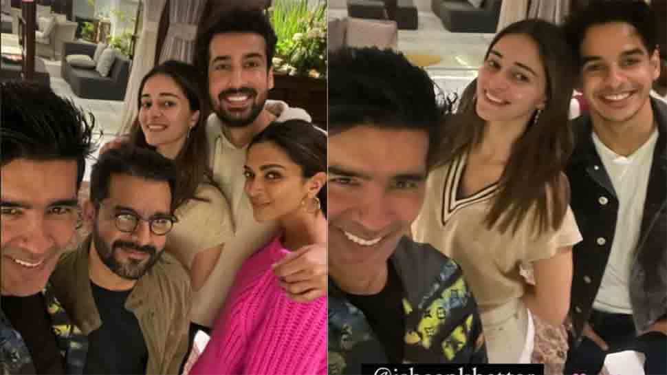 Manish Malhotra hosts star-studded house party, Deepika Padukone, KJo attend, Ananya Panday poses with Ishaan Khattar