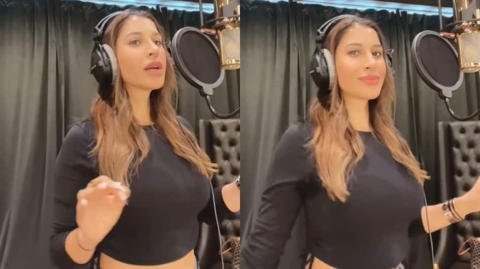 WATCH: Sophie Choudry performs &#039;Oo Antava&#039; cover, Malaika Arora, Allu Sirish react!