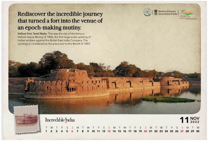 November displaying incredible Vellore Fort