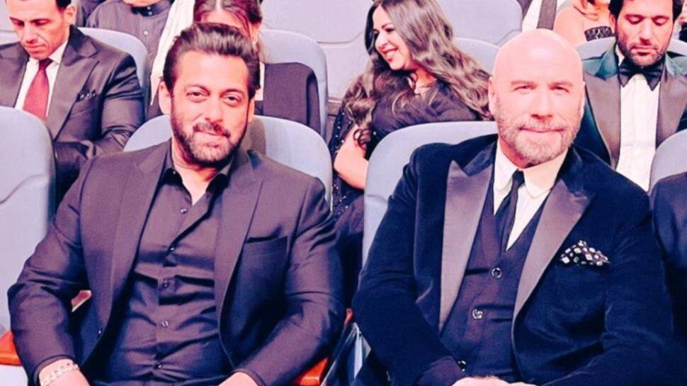 &#039;My name is...&#039;: This is how Salman Khan introduced himself to John Travolta - Watch