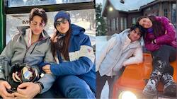 Sara Ali Khan and Ibrahim Ali Khan enjoy snow jet skiing in Gulmarg: PICS
