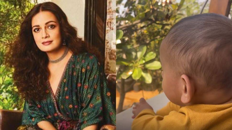 Dia Mirza&#039;s baby boy Avyaan speaks to plants, Priyanka Chopra is all hearts for adorable video!