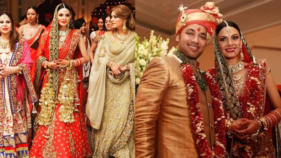Shark Tank India&#039;s Anupam Mittal and model wife Anchal Kumar&#039;s viral wedding video!