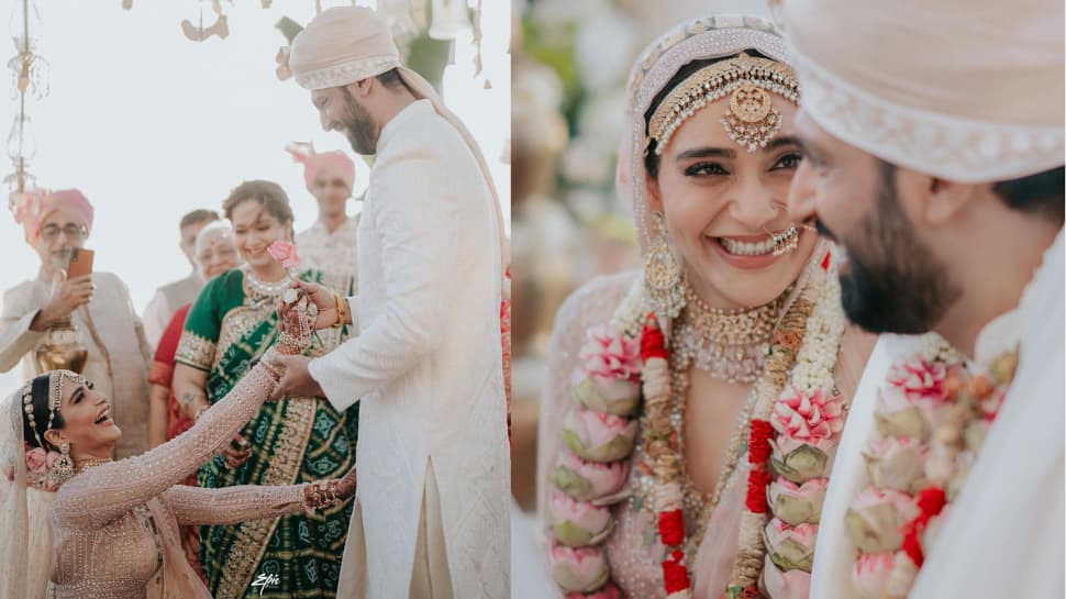 PICS: Karishma Tanna gets down on one-knee at her wedding to Varun ...