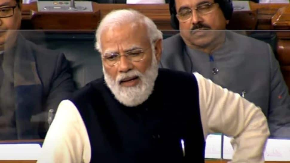 Unhe Aaina Mat Dikhao... PM Modi turns Shayar to take dig at Congress in Lok Sabha