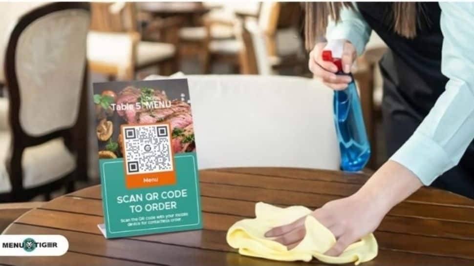 Safe restaurant operations with QR codes