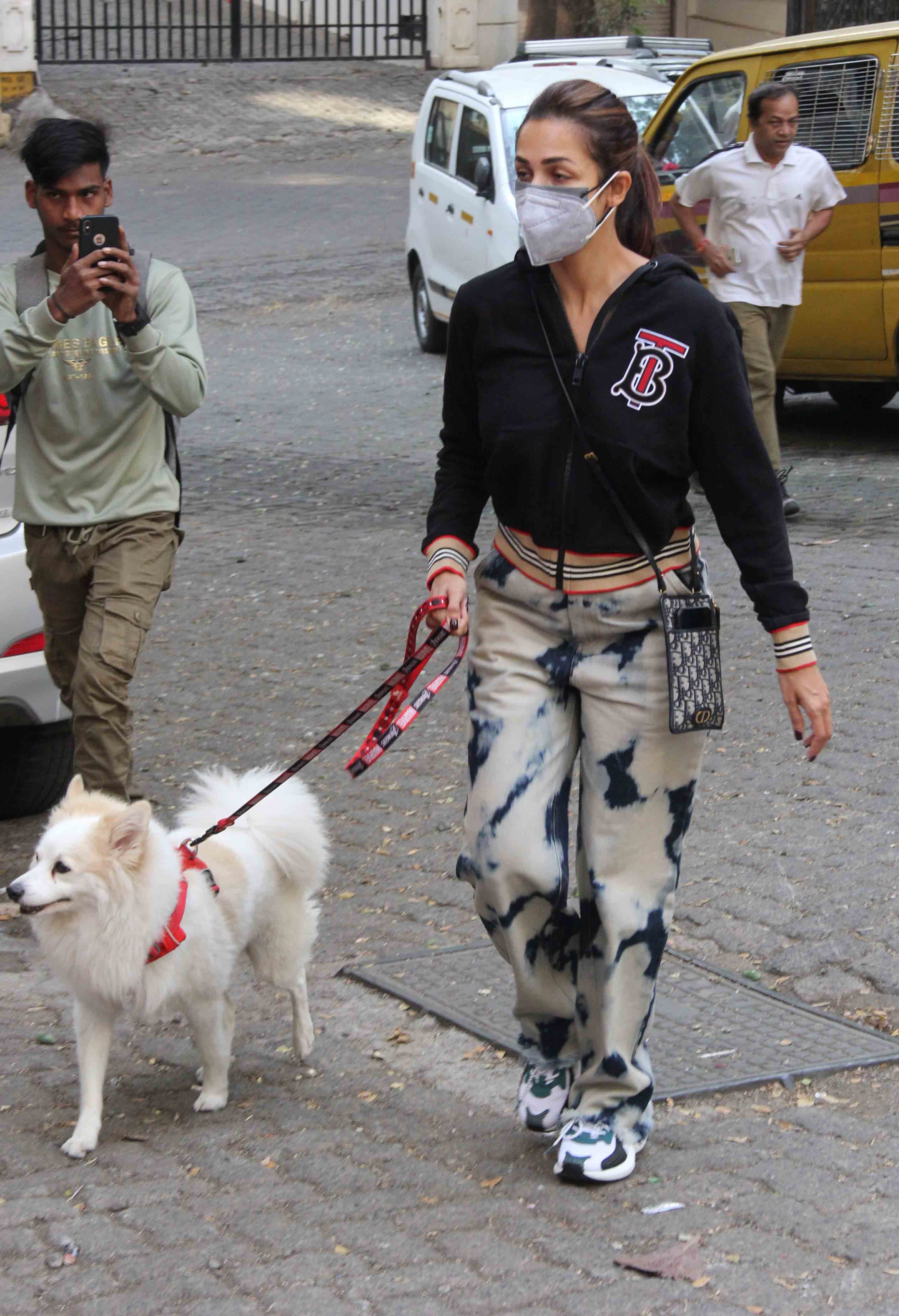 Malaika Arora with her dog Casper