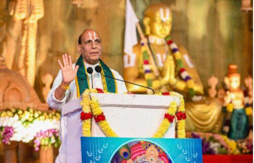 Swami Ramanujacharya freed religion and Hindu saint tradition from clutches of caste: Rajnath Singh 