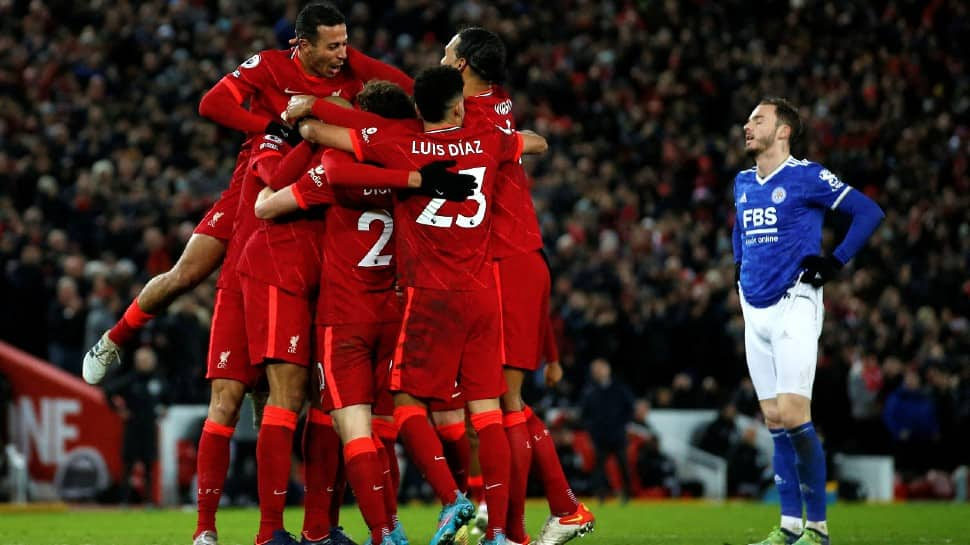 Diogo Jota double inspires Liverpool to win over Leicester City, close gap on Manchester City