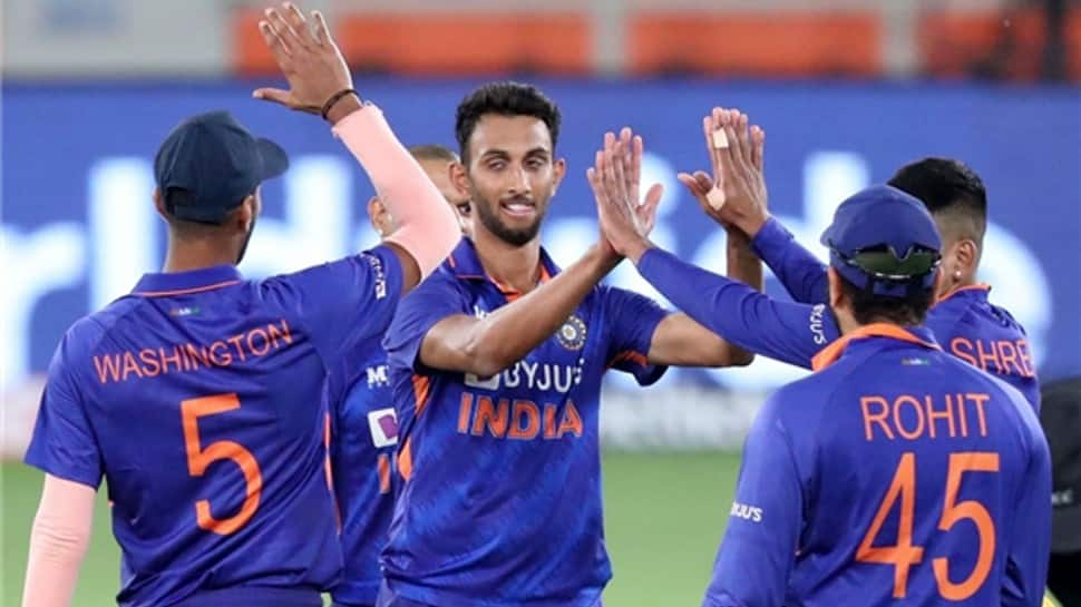 Prasidh Krishna with his 17th wickets has now taken most wickets after his first seven ODIs for India. Ajit Agarkar and Jasprit Bumrah both had taken 16 wickets each. (Photo: ANI)