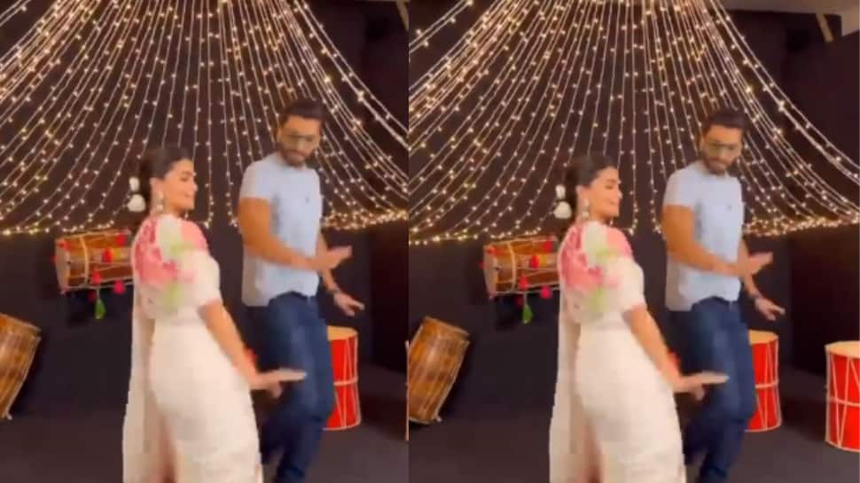 Ranveer Singh leaves Alia Bhatt smiling as he dances to ‘Gangubai Kathiawadi’ song &#039;Dholida&#039;- Watch video
