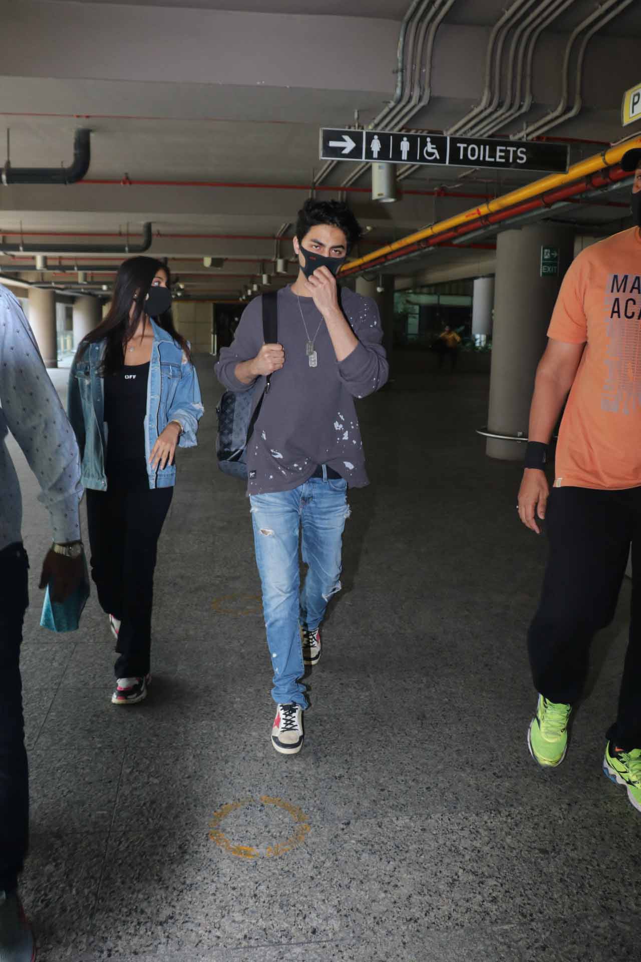 Aryan Khan-Suhana Khan together