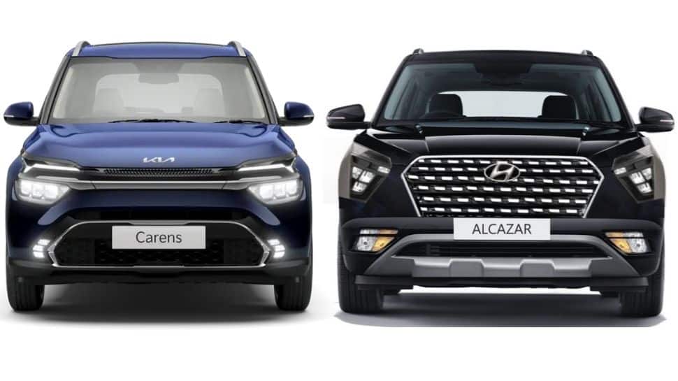 Kia Carens undercuts Hyundai Alcazar by Rs 7.35 lakh, check prices