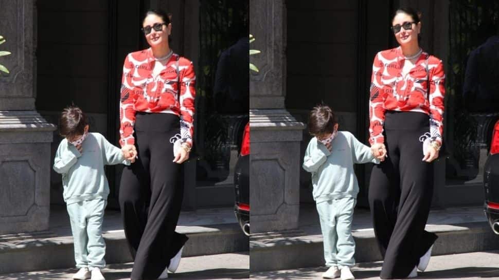 Bebo spotted with her sons
