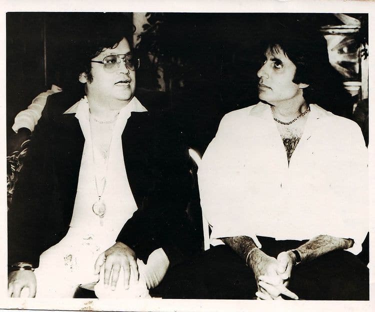 Bappi Lahiri with Amitabh Bachchan