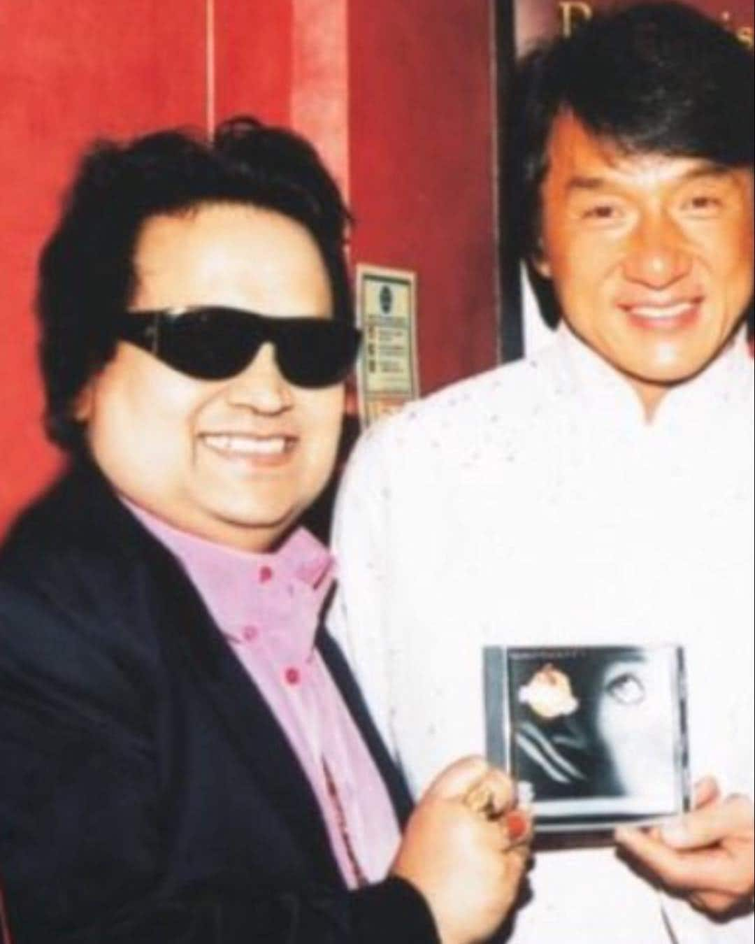 Bappi Lahiri met Jackie Chan