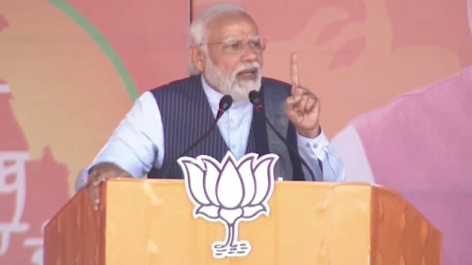 PM Modi addresses rally in Pathankot, asks people to establish BJP in Punjab, give farewell to Congress