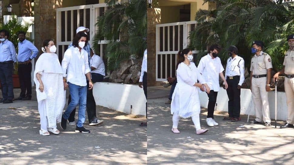 Aadesh Shrivastava's family also arrived at his residence