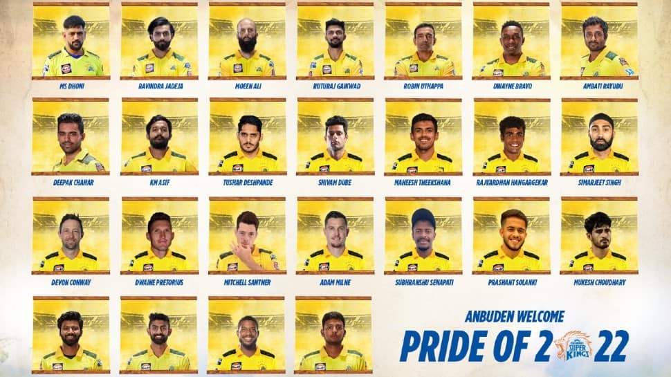 Chennai Super Kings Players List after IPL Auction 2022: Check CSK Team