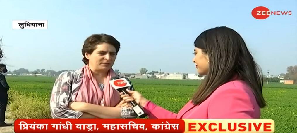 Priyanka Gandhi Exclusive: &#039;PM Narendra Modi didn&#039;t meet farmers in Delhi, he&#039;s in Punjab for votes&#039;