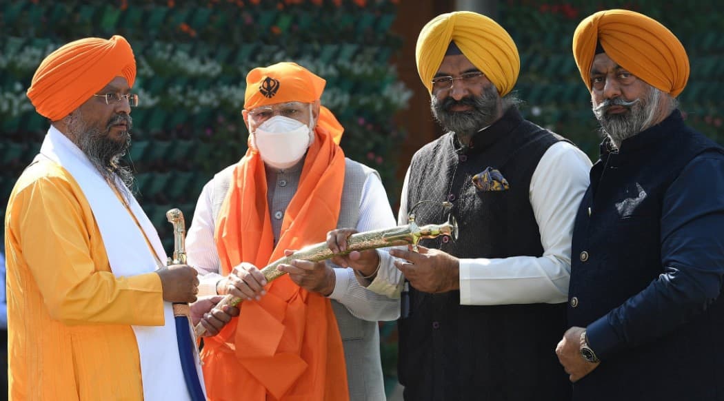 PM Narendra Modi hosts prominent Sikh personalities at his residence