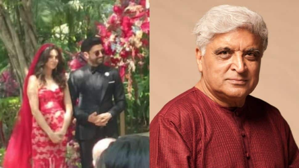 Dad Javed recites poem for Farhan Akhtar-Shibani Dandekar wedding