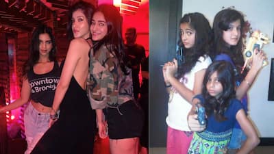 Suhana Khan, Ananya Panday and Shanaya Kapoor over the years