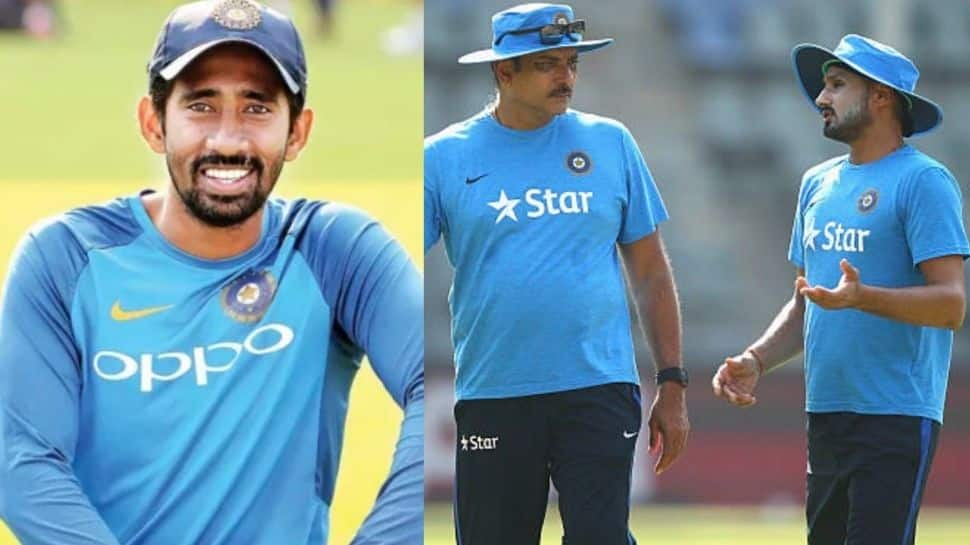 Harbhajan Singh, Ravi Shastri back Wriddhiman Saha as keeper gets threat from journalist, Irfan Pathan supports Rahul Dravid