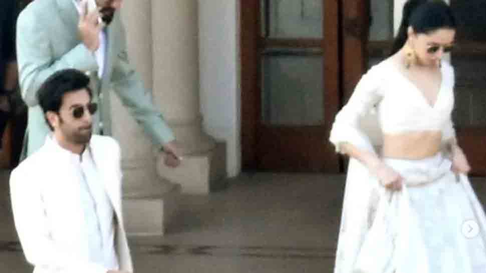 Ranbir Kapoor, Shraddha Kapoor twin in white at Luv Ranjan&#039;s wedding in Agra: PHOTOS