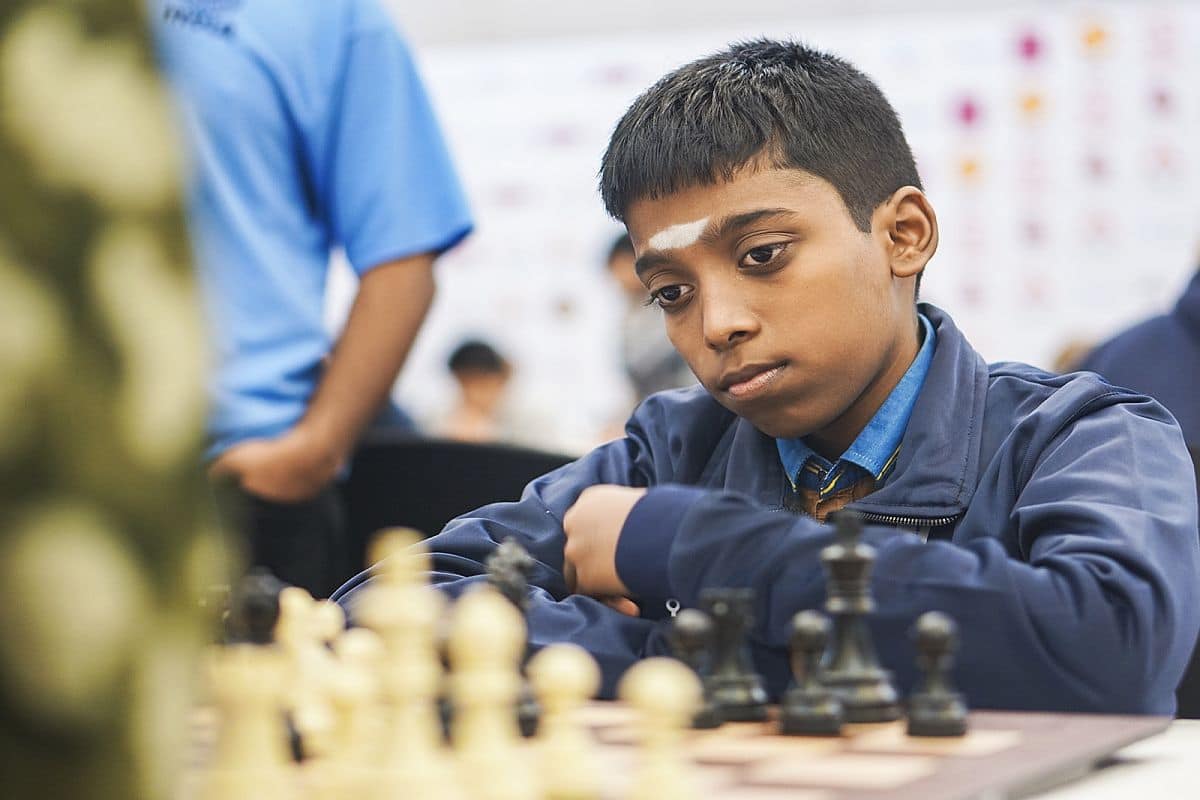 16-Year-Old Chess Prodigy Shocks World Champion Magnus Carlsen To