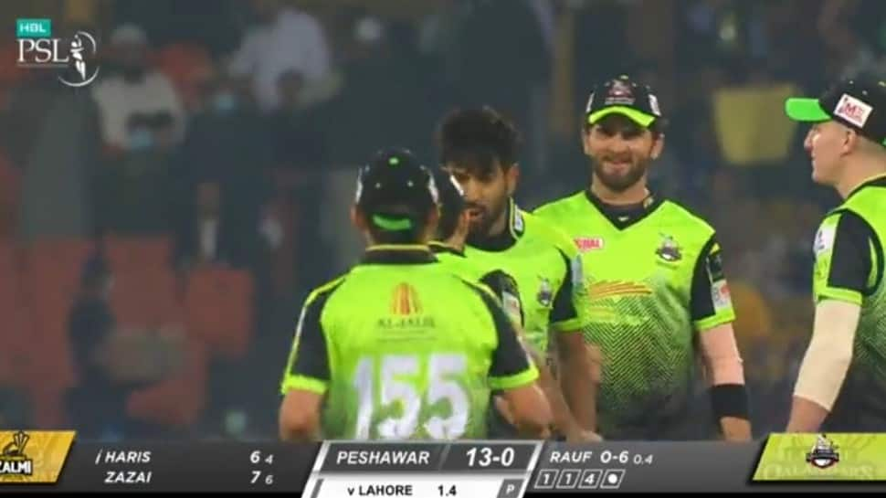 PSL 2022: Pakistan pacer Haris Rauf slaps teammate Kamran Ghulam after picking wicket, Watch