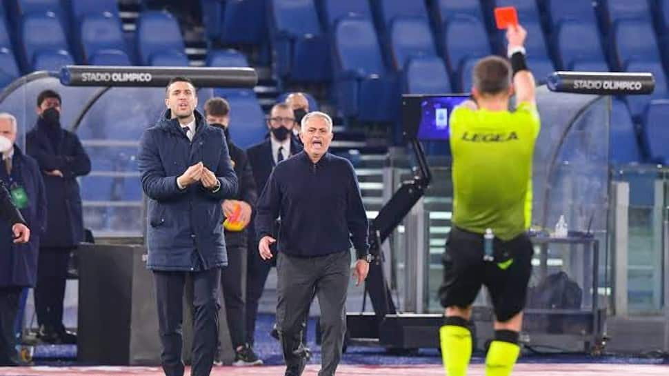 Serie A: Roma coach Jose Mourinho handed 2 games suspension for &#039;threatening&#039; officials