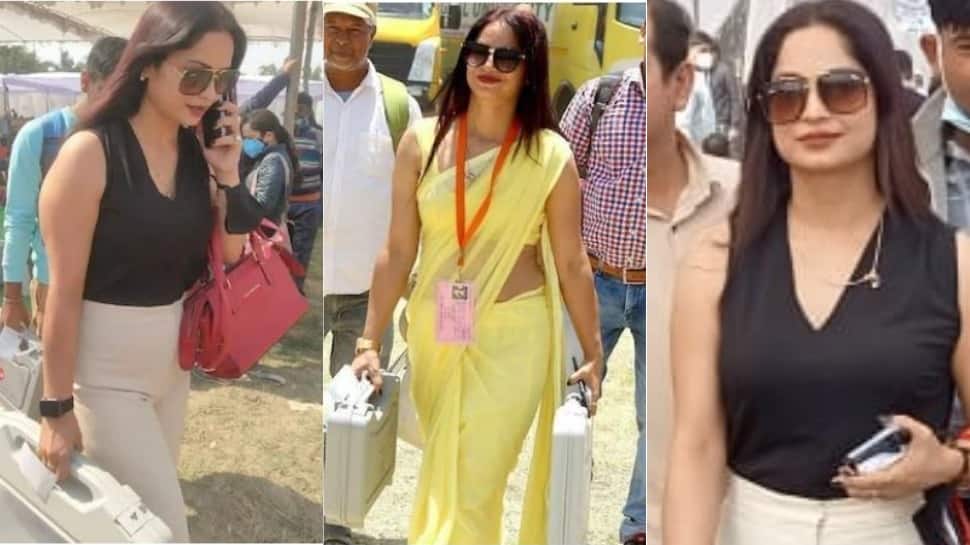 2019 Lok Sabha elections’ ‘lady in yellow sari’ now in new avatar in UP polls